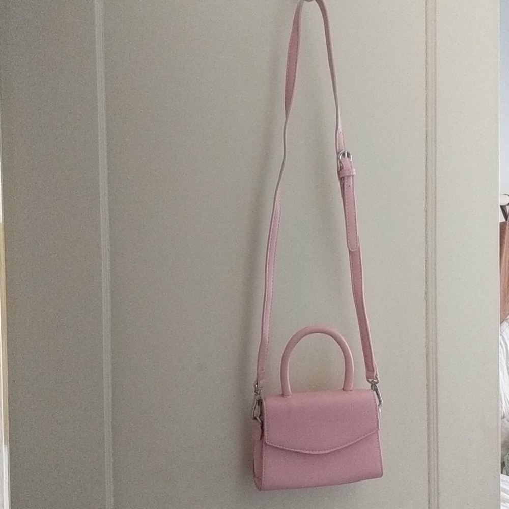 Faux leather mini purse